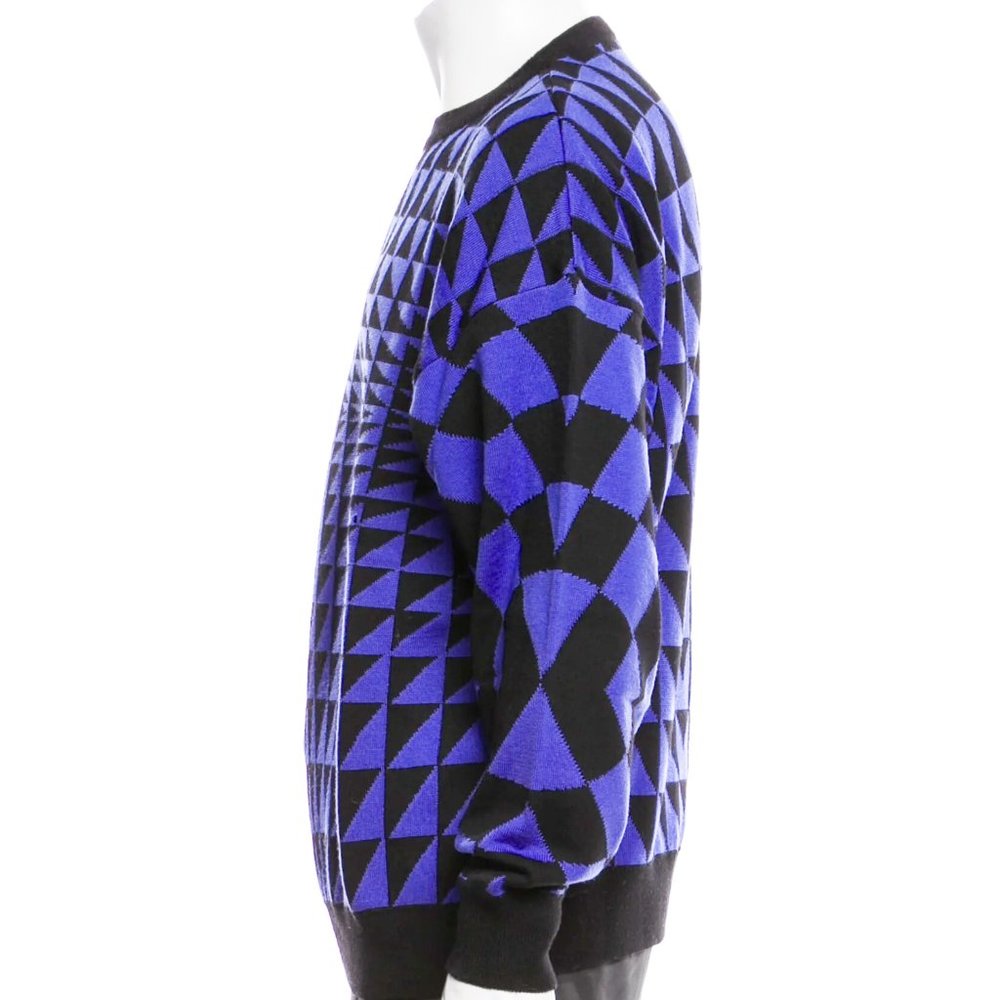 V2 VERSACE CLASSIC PRINTED CREW NECK PULLOVER - SIZE: LARGE - Picture 2 of 13